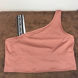 🆕Vs pink ultimates  logo strap  sports bra large